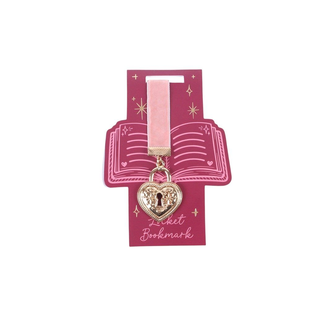 Lock and Key Ribbon Bookmark