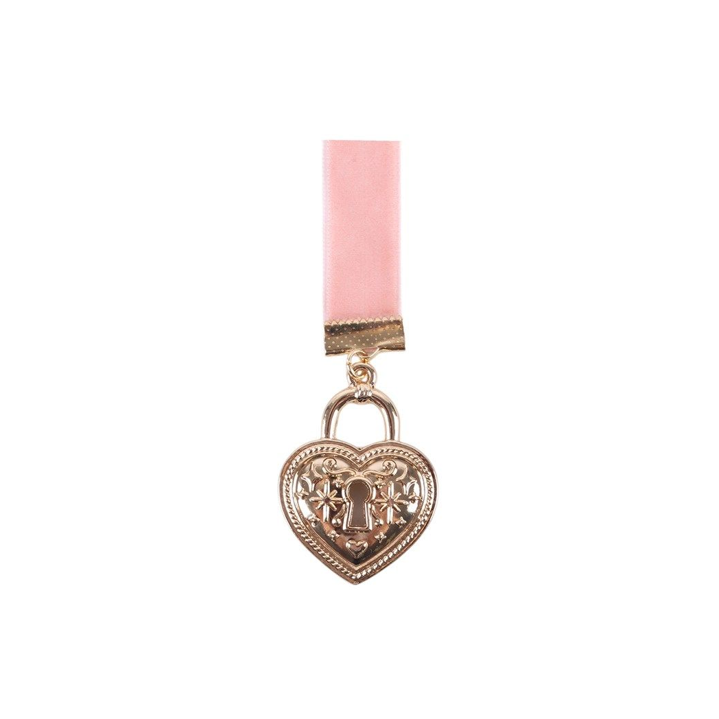 Lock and Key Ribbon Bookmark