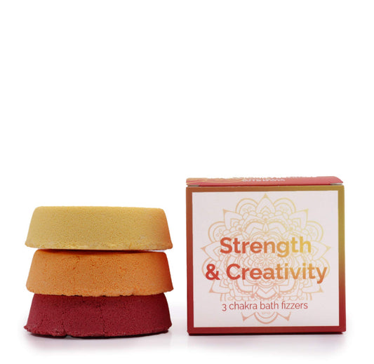 Chakra Bath Fizz - Small box - Strength & Creativity