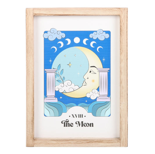 The Moon Celestial Framed Wall Print