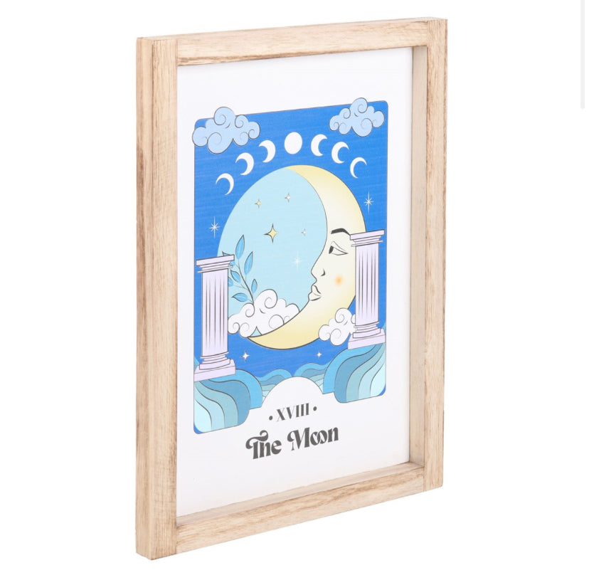 The Moon Celestial Framed Wall Print