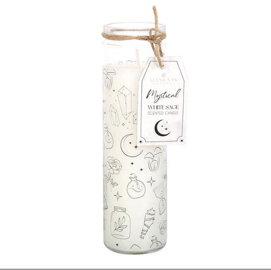 Mystical White Sage Tube Candle