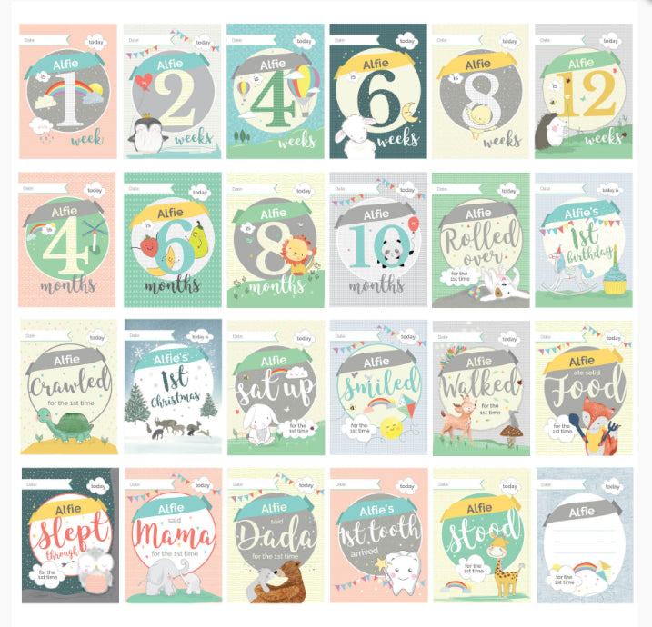 Personalised Baby Cards: For Milestone Moments