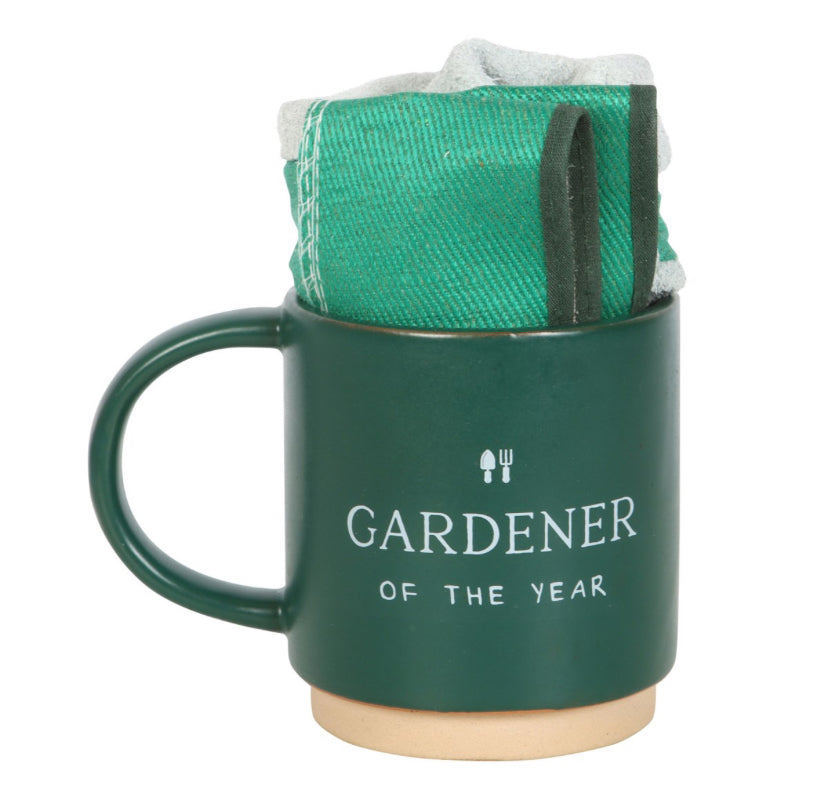 Gardener of the Year Mug and Glove Set