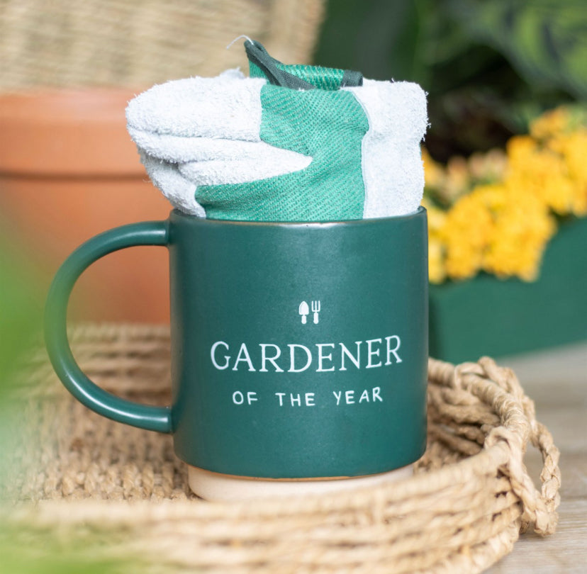 Gardener of the Year Mug and Glove Set