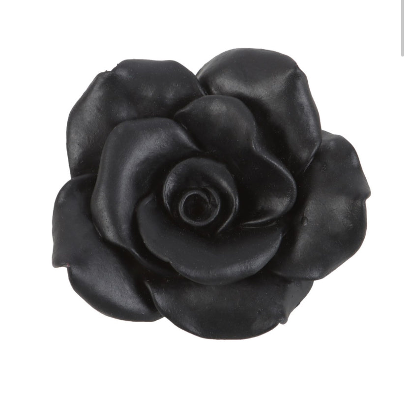 Black Rose Resin Incense Stick Holder