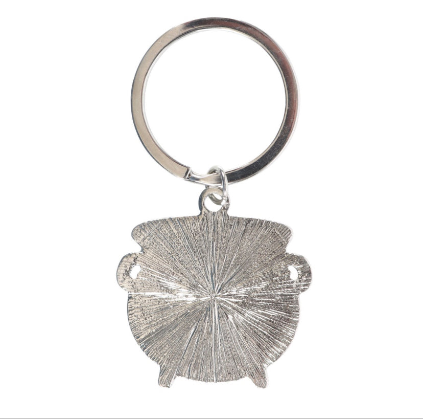 Witches Brew Cauldron Keyring