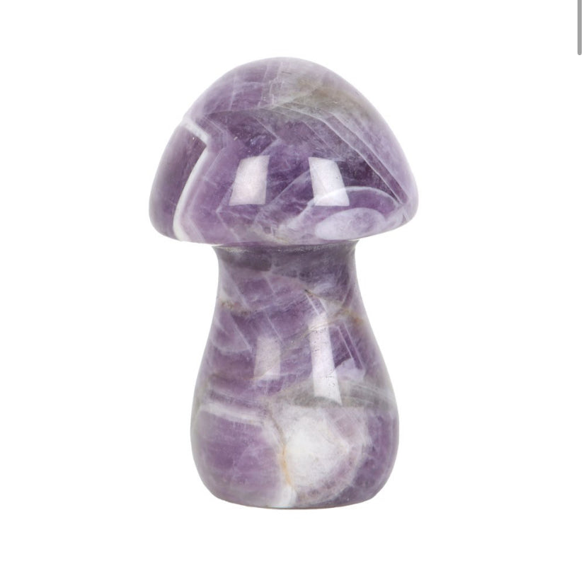 Magical Amethyst Crystal Mushroom