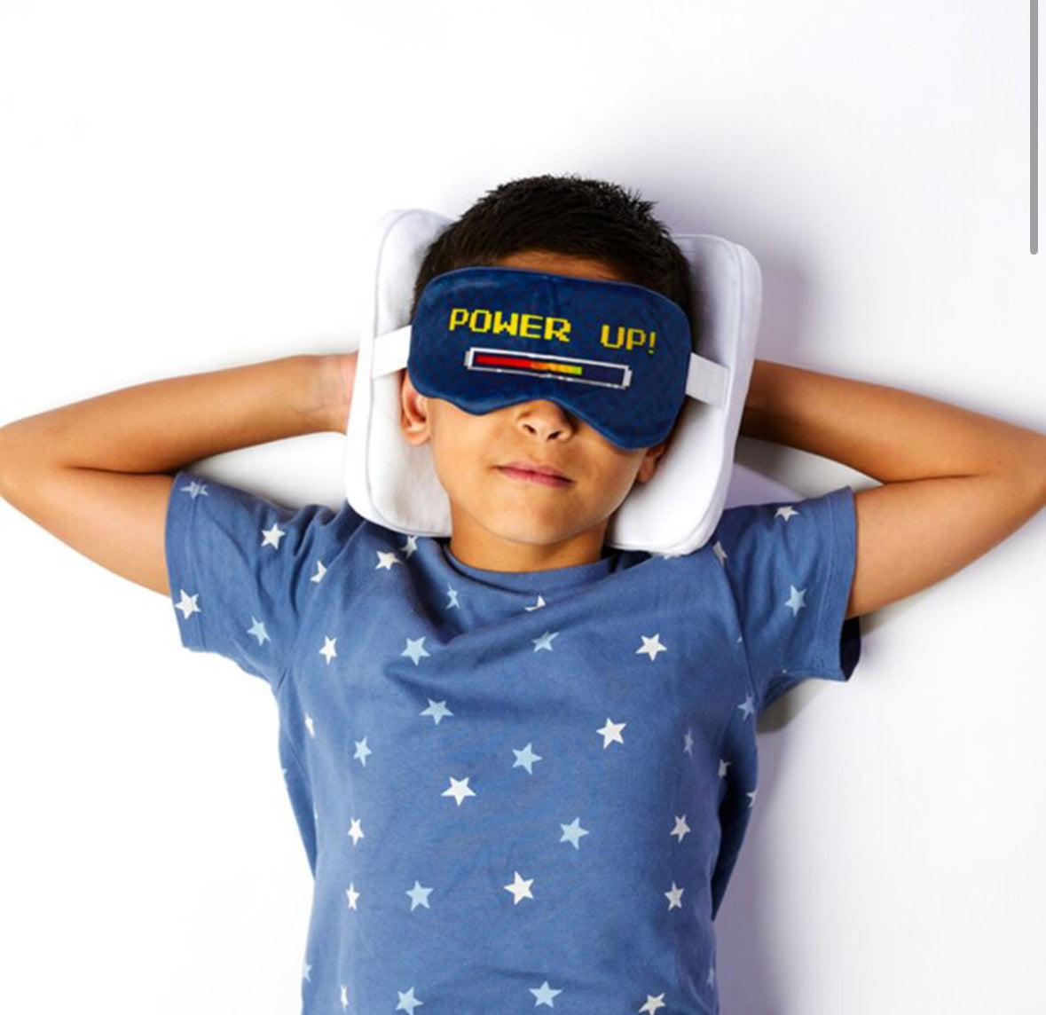 Relaxeazzz Travel Pillow & Eye Mask - Game Over