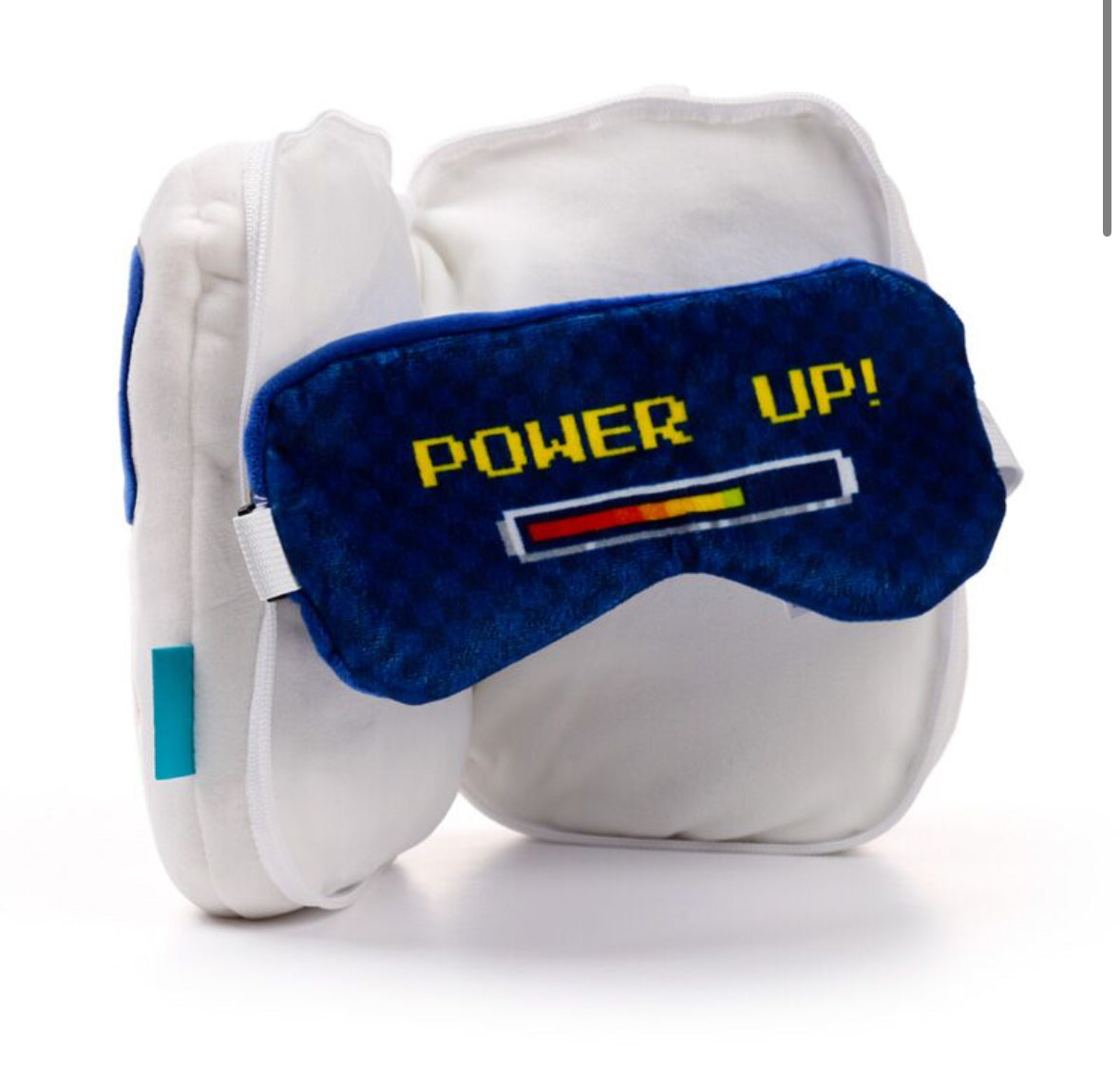 Relaxeazzz Travel Pillow & Eye Mask - Game Over