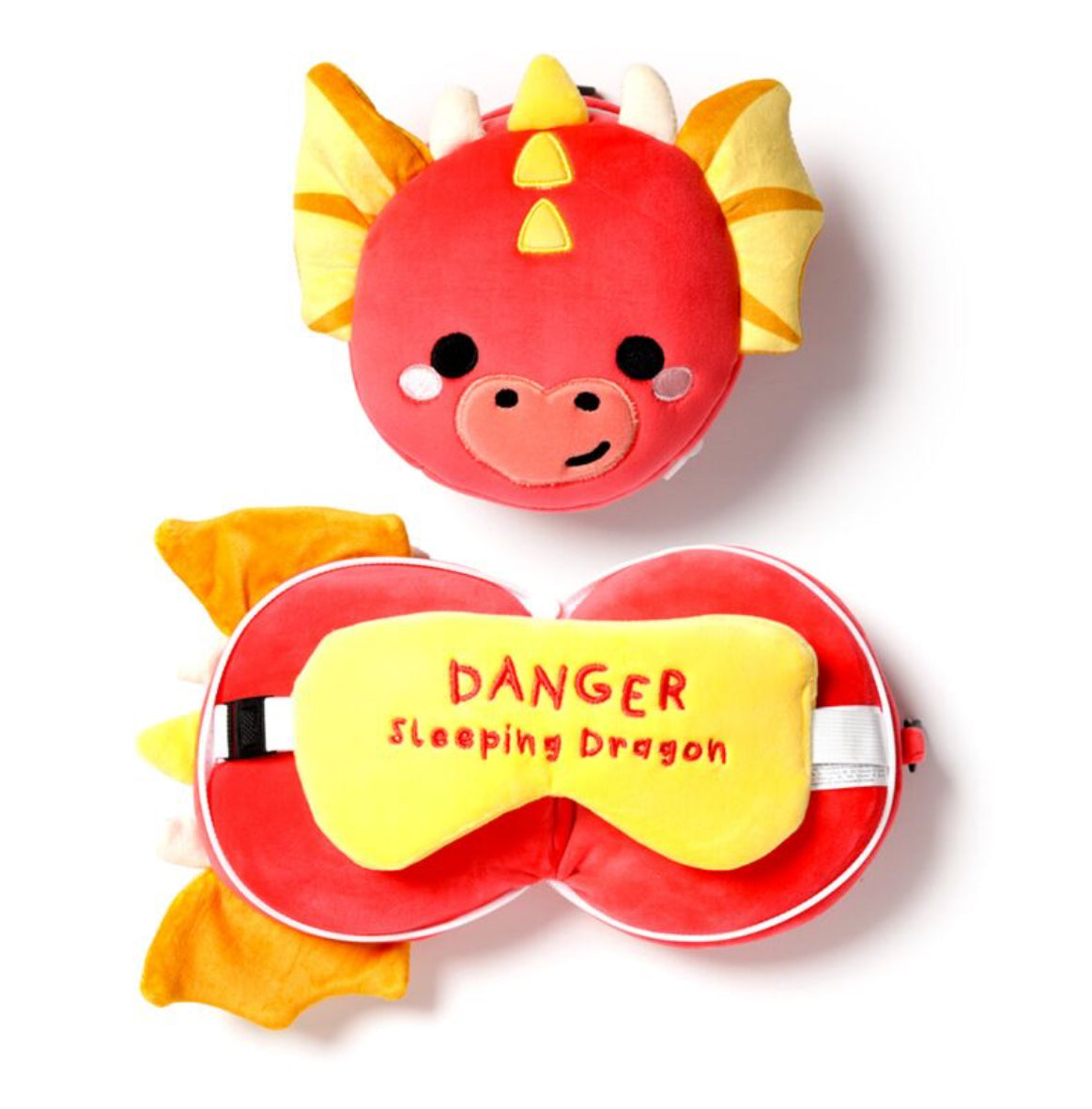 Relaxeazzz Travel Pillow & Eye Mask - Adoramagics Dragon