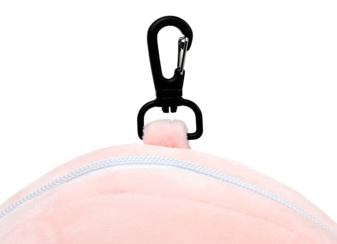 Relaxeazzz Travel Pillow & Eye Mask - Adoramals Maddie the Axolotl
