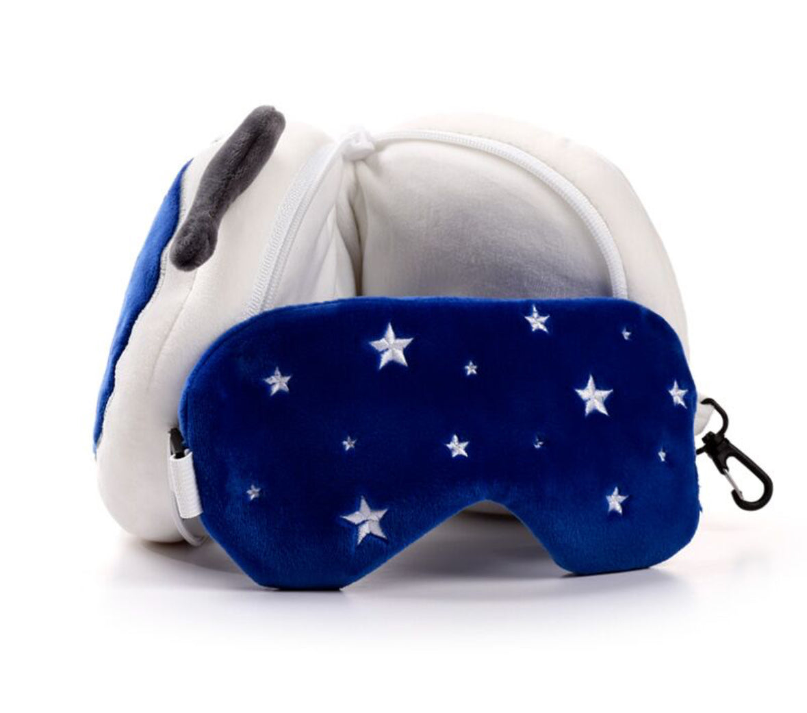 Relaxeazzz Travel Pillow & Eye Mask - Space Cadet