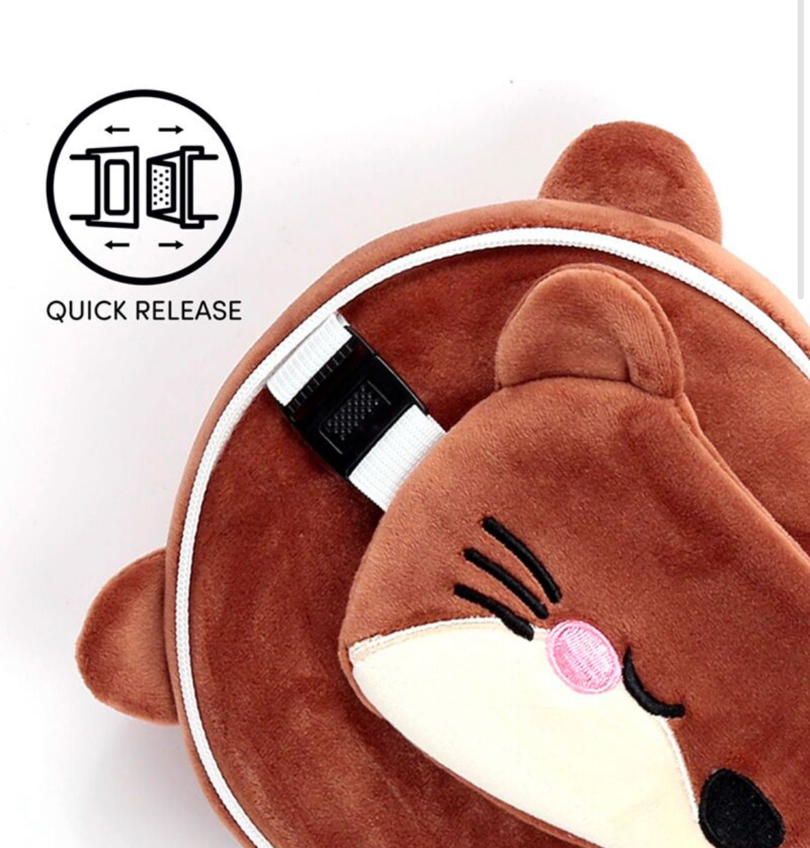 Relaxeazzz Travel Pillow & Eye Mask - Henry the Otter