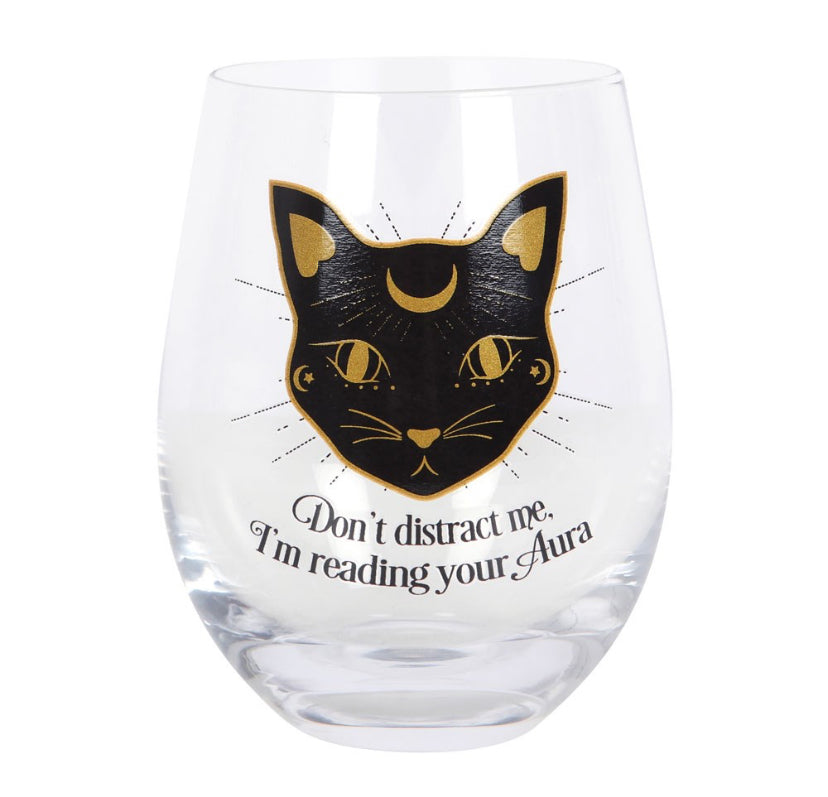 Reading Your Aura Stemless Wine Glass