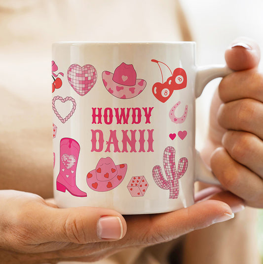 Personalised Cowgirl Mug