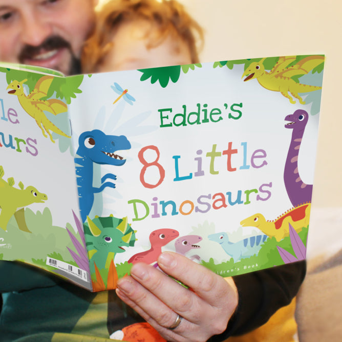 Personalised Dinosaur Book & Stacking Toy