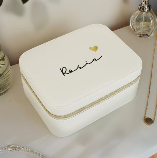 Personalised Travel Jewellery Box