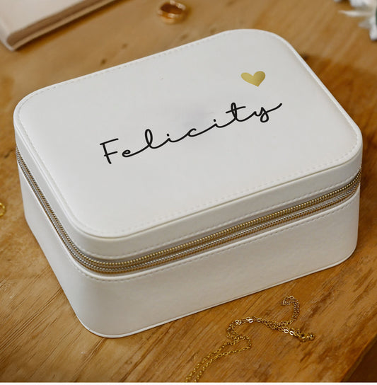 Personalised Travel Jewellery Box