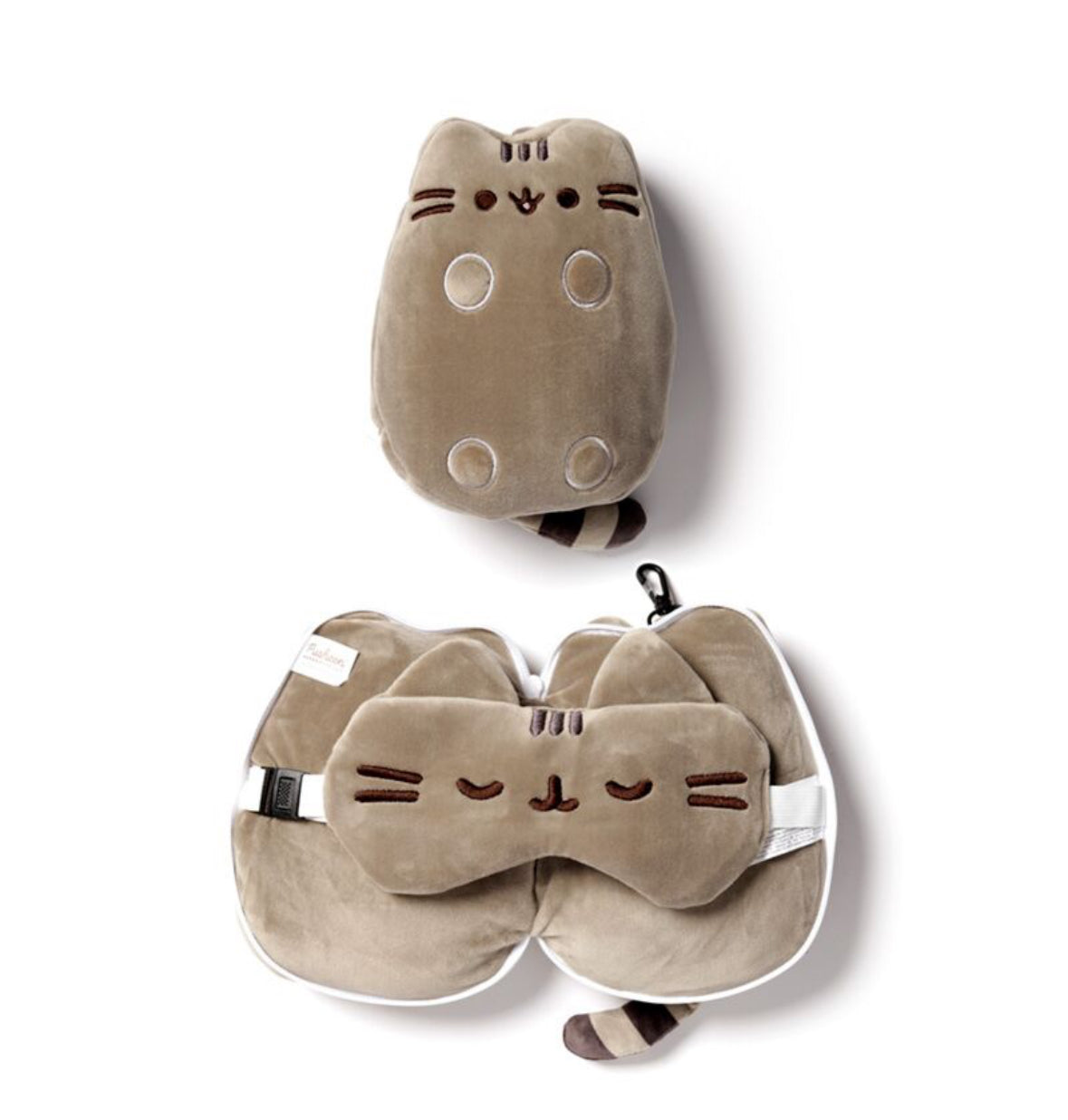 Relaxeazzz Travel Pillow & Eye Mask - Pusheen the Cat