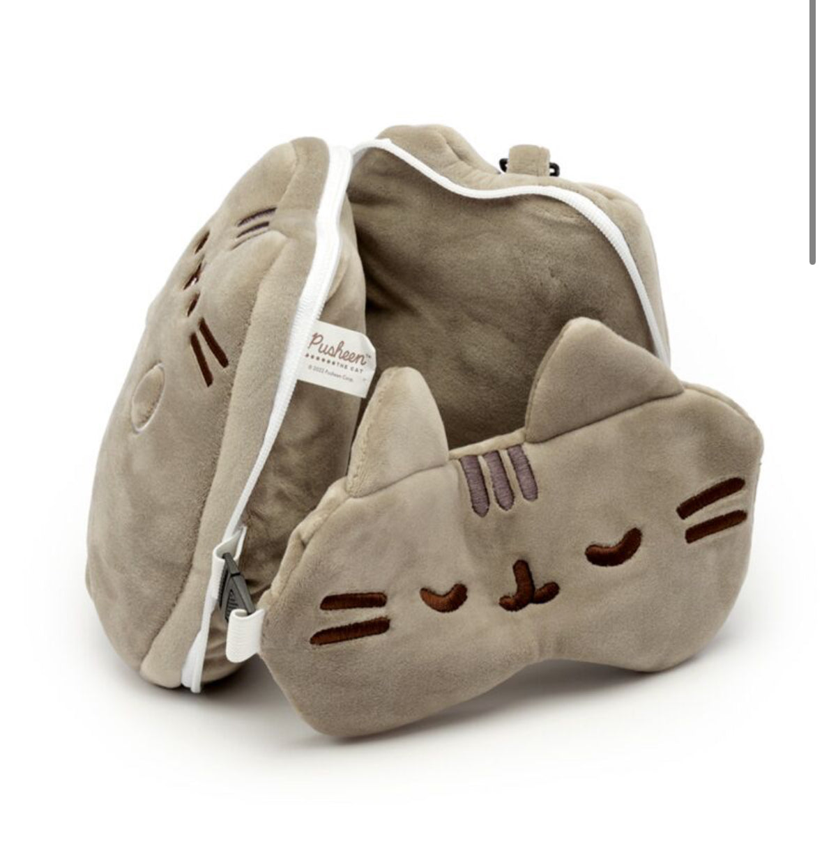 Relaxeazzz Travel Pillow & Eye Mask - Pusheen the Cat