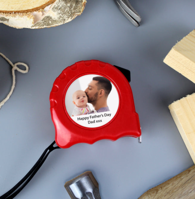 Personalised Photo Upload Tape Measure