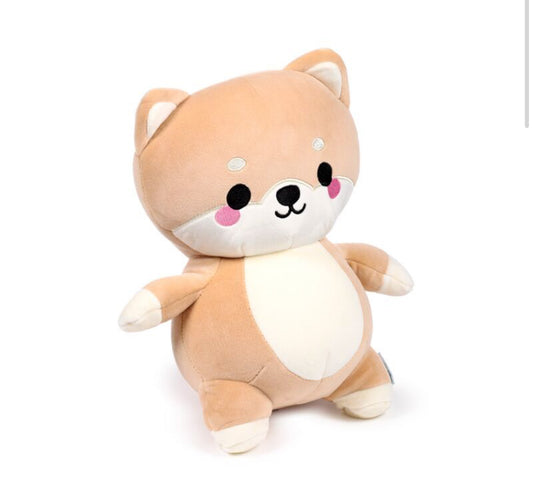 2-in-1 Swapseazzz Travel Pillow and Plush Toy - Adoramals Shuggs the Shiba Inu