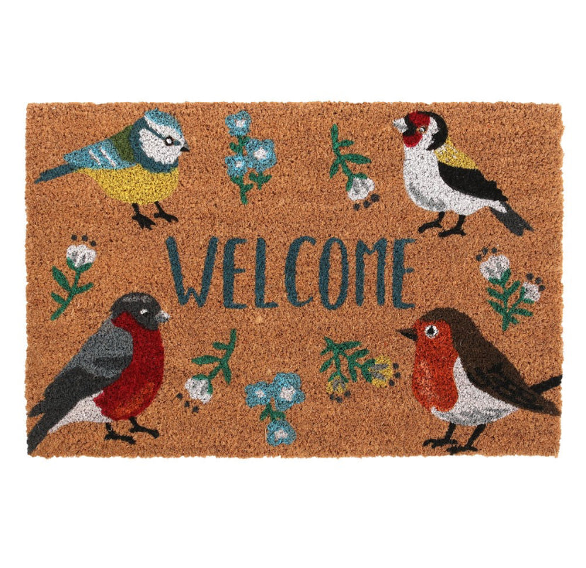 Natural British Garden Birds Doormat