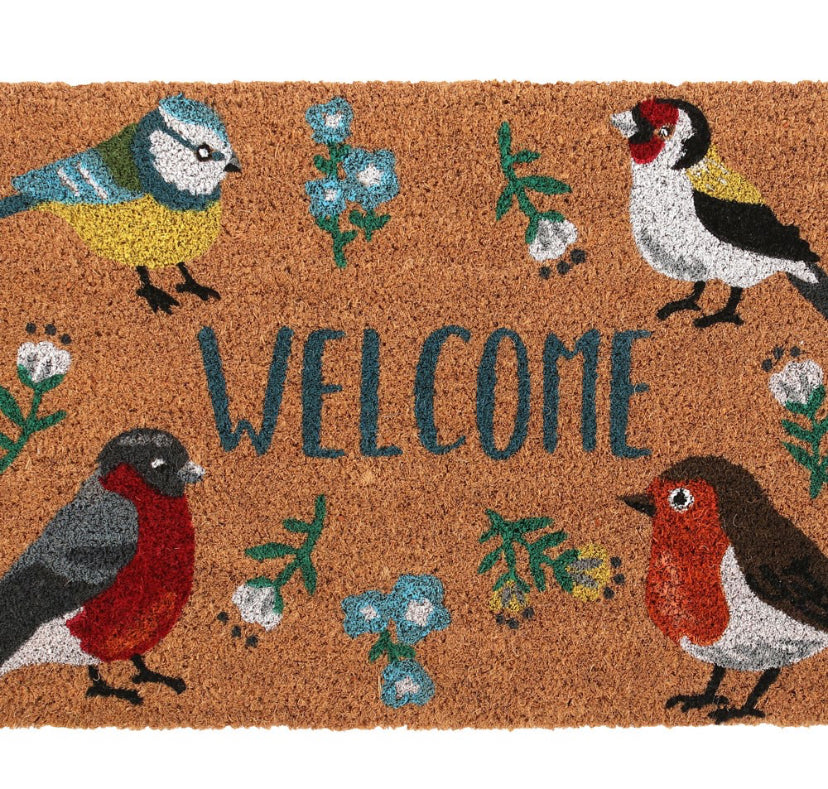 Natural British Garden Birds Doormat