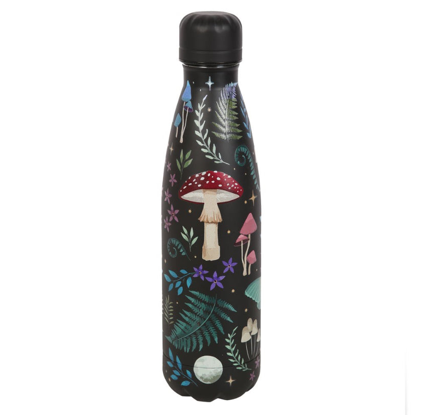 Dark Forest Print Metal Water Bottle