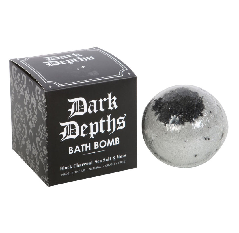 Dark Depths Black Charcoal Bath Bomb