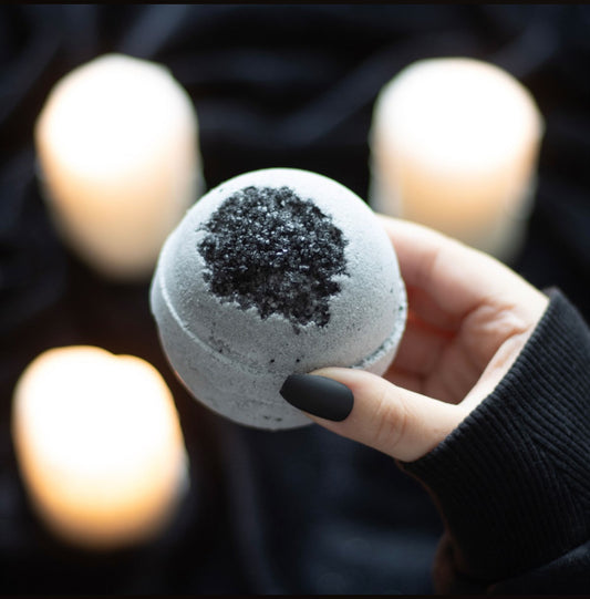 Dark Depths Black Charcoal Bath Bomb