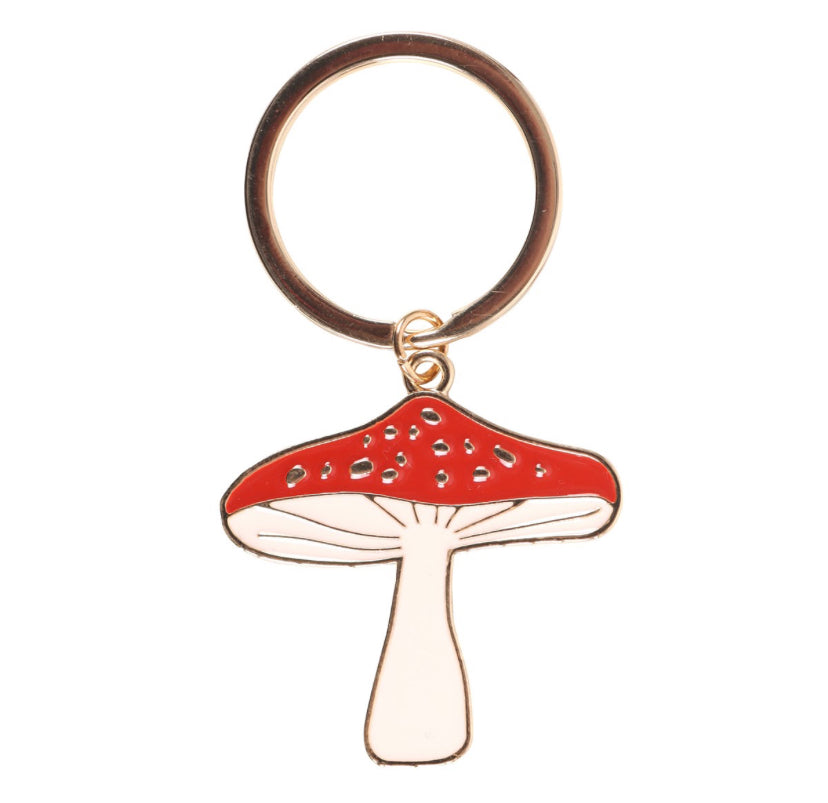 Lucky Toadstool Keyring