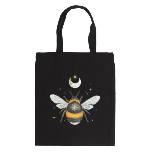 Forest Bee Polycotton Tote Bag