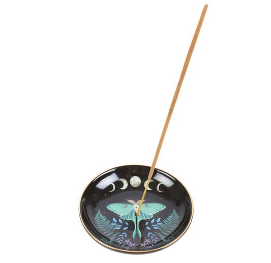 Luna Moth Ceramic Incense Plate