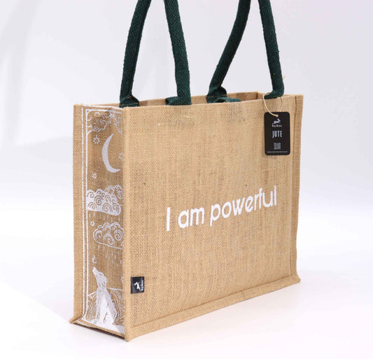 Hop Hare Jute Big Bag - I am Powerful