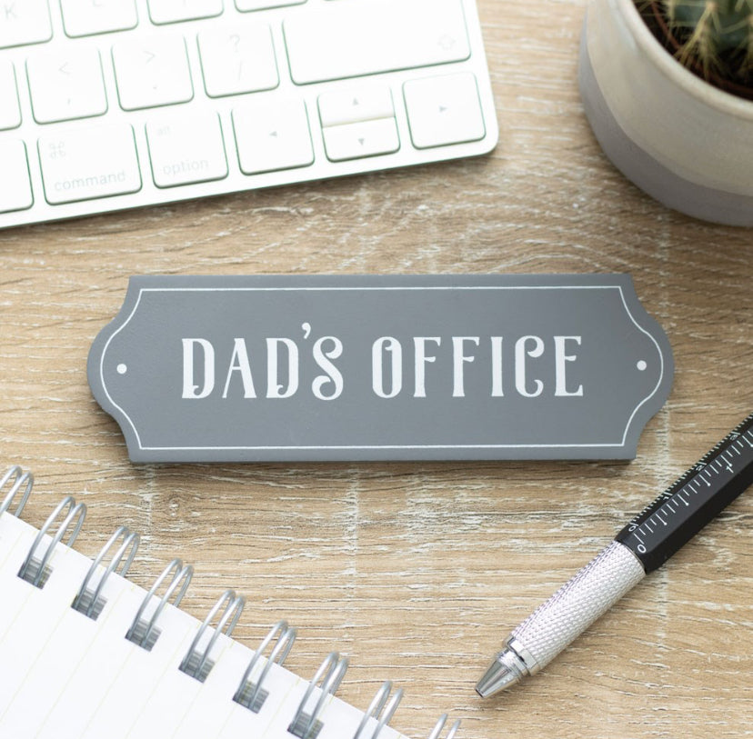 Dad's Office Wall Plaque