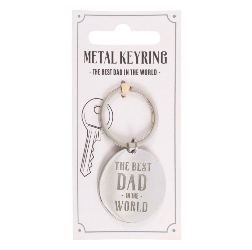 Best Dad in the World Keyring