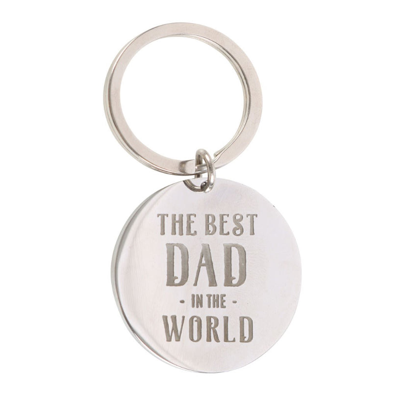 Best Dad in the World Keyring