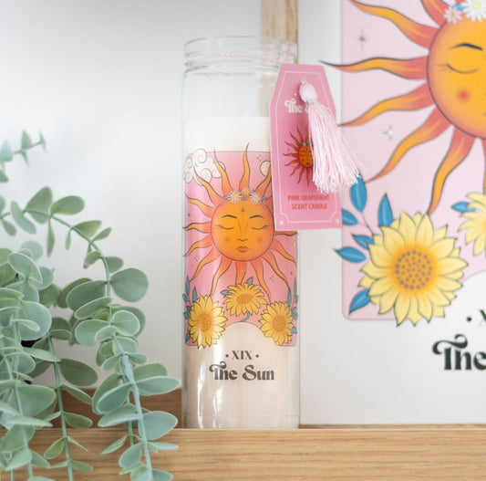 The Sun Pink Grapefruit Tube Candle