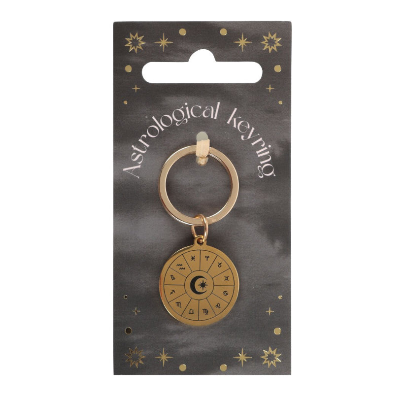 Astrology Wheel Keyring