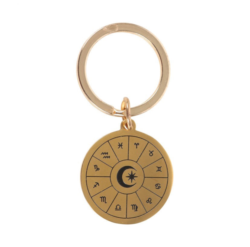 Astrology Wheel Keyring