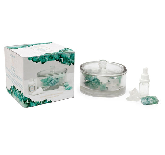 400g Green Fluorite Crystal Oil Diffuser