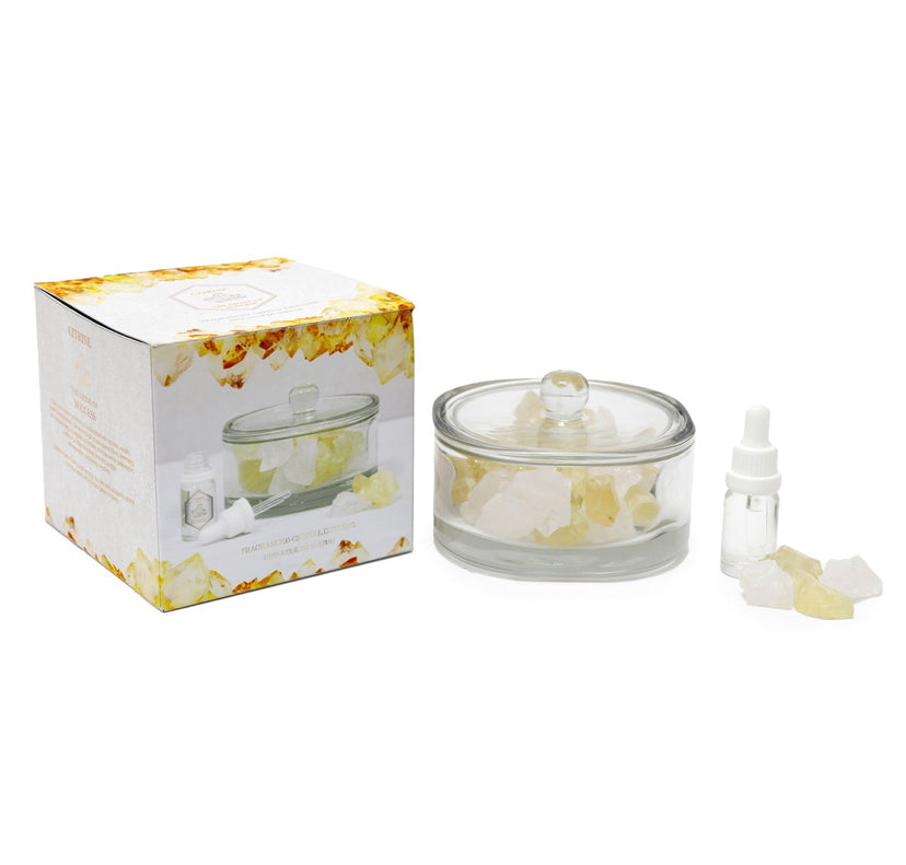 400g Yellow Citrine Crystal Oil Diffuser