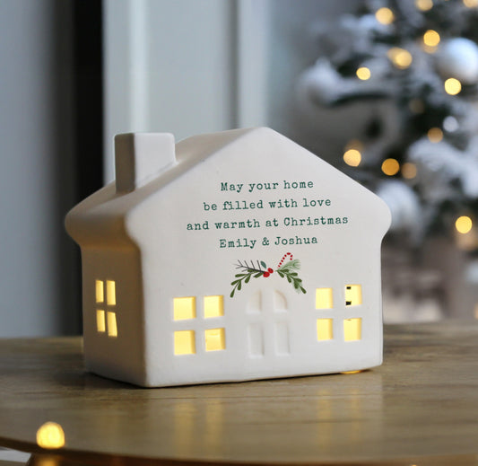 Personalised Christmas LED House