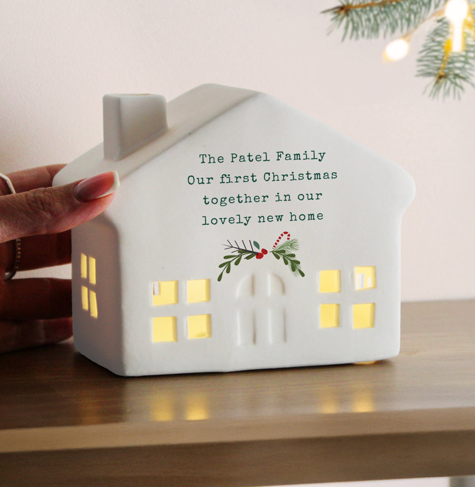Personalised Christmas LED House