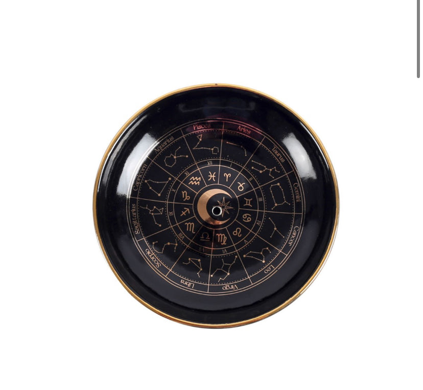 Astrology Wheel Incense Holder