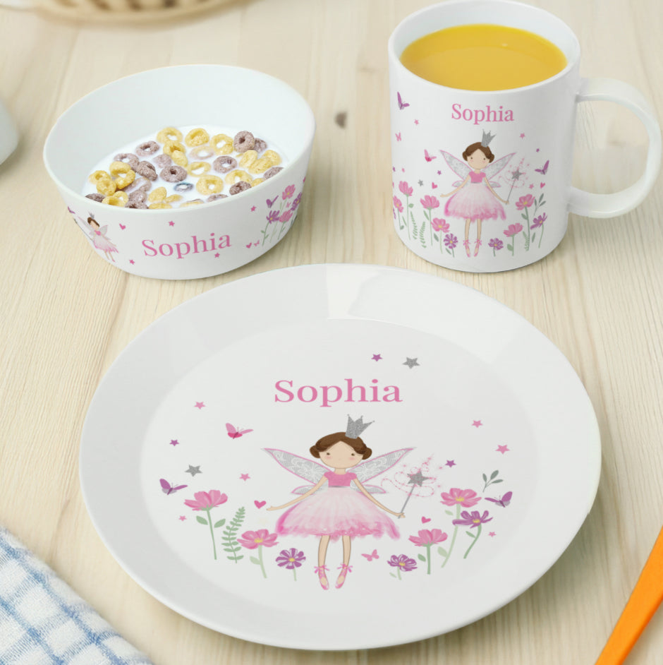 Personalised Fairy Princess Breakfast Set
