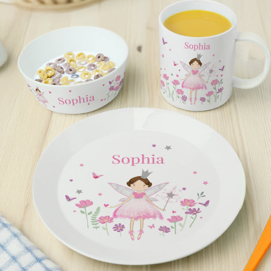 Personalised Fairy Princess Breakfast Set