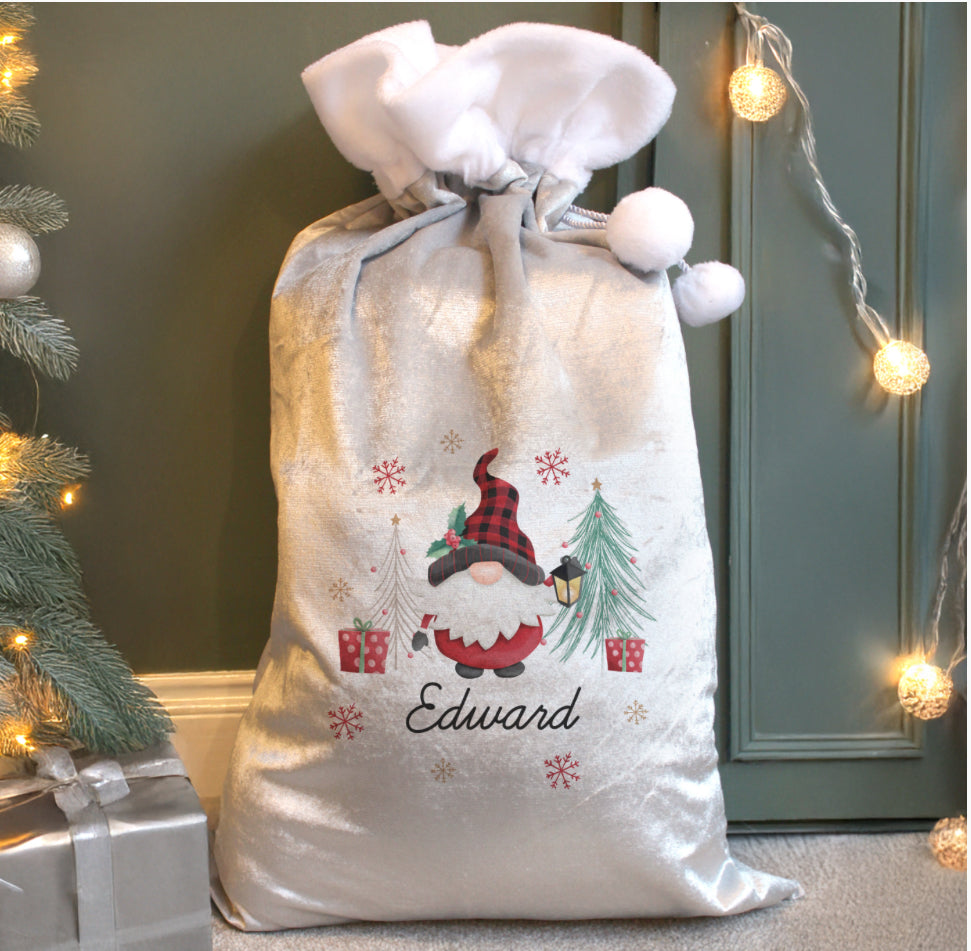 Personalised Gonk Christmas Sack